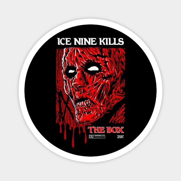 Ice Music Nine Band Kills  – The music Box Magnet by lianbiang